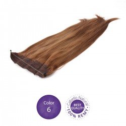 Extensiones Flip hair Color 6 castaño claro