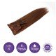 Extensiones 8 piezas dobles 100 gramos color 8