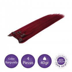 4 piezas color Burgundy