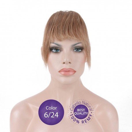 Flequillo postizo cabello natural Color 6/24