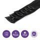 Color 1B negro intermedio - Extensiones clip lisas 6 piezas 20gr